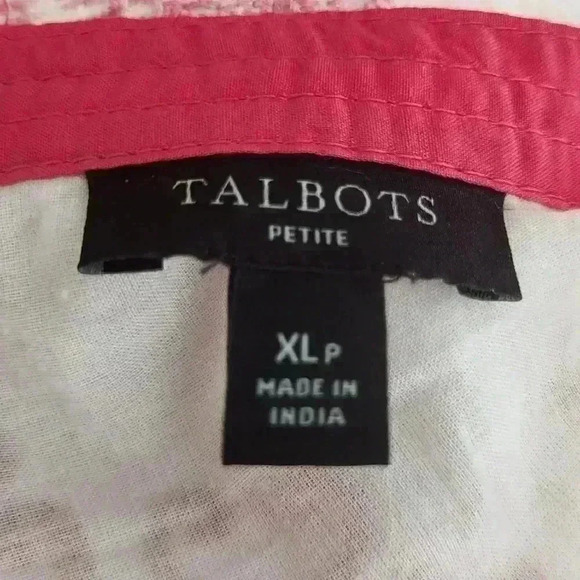 Talbots EMBROIDERED TUNIC SHELL - ARTISTIC MEDALLION Womens XLP Petite - Picture 9 of 12